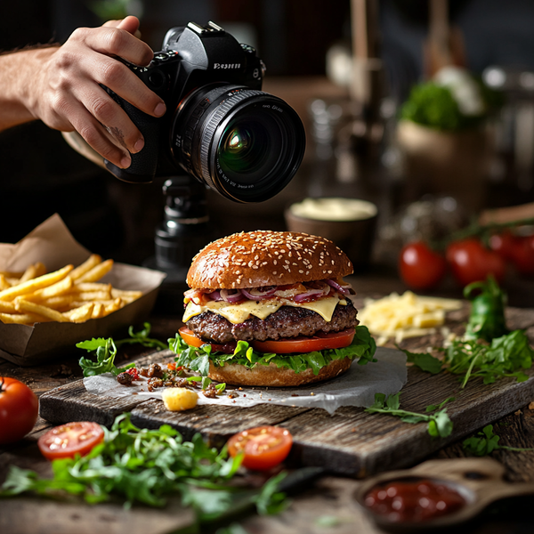 Burger Photography Setup