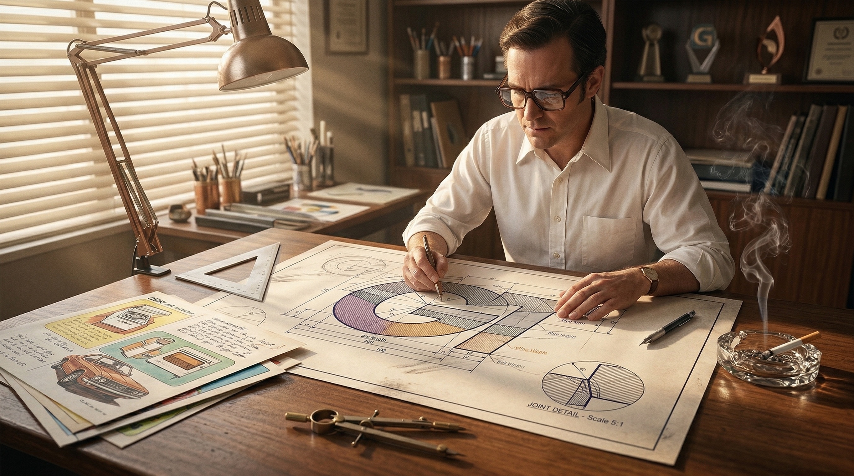 Digital vector refinement in progress