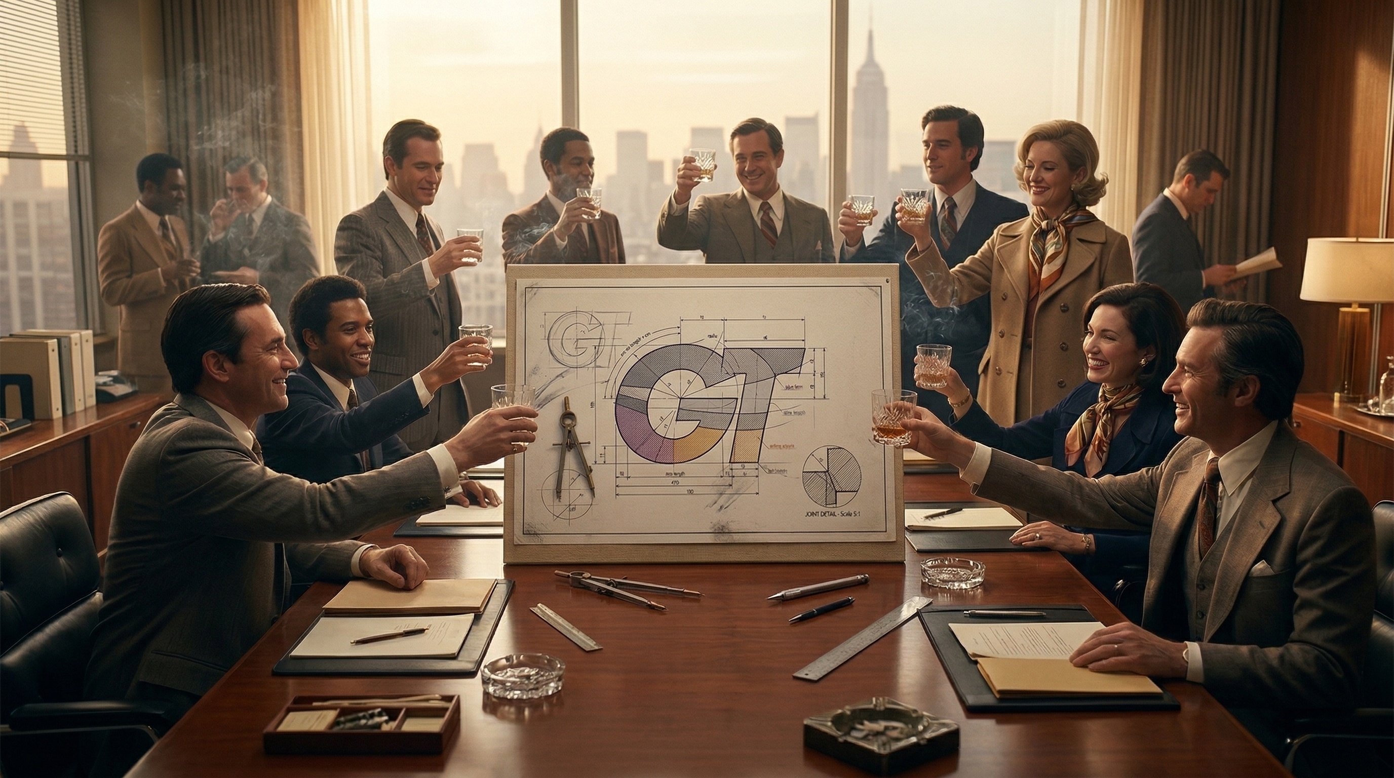 Color palette and typography system